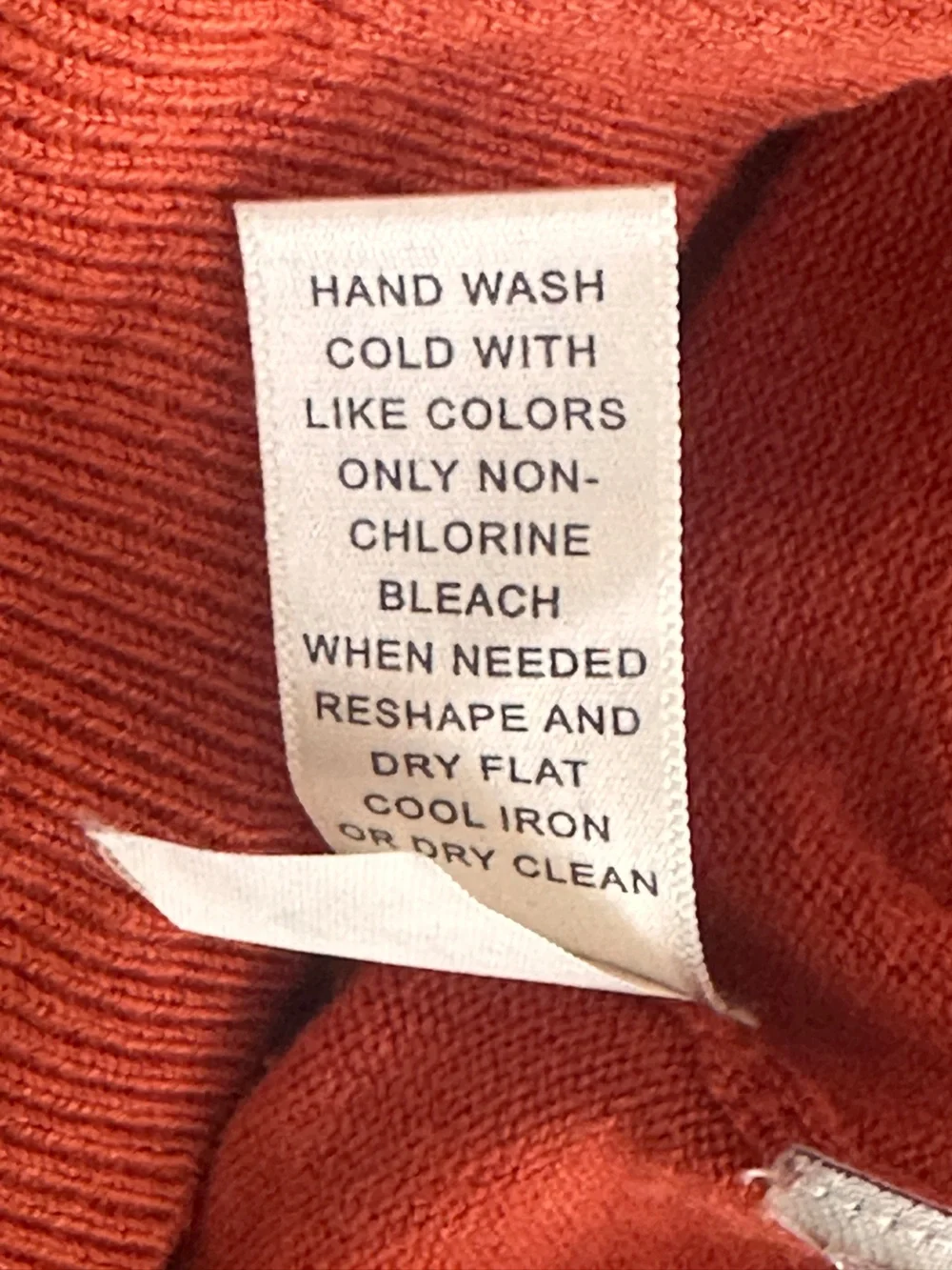 Banana Republic Silk-Blend Orange Turtleneck Sweater - Picture 4 of 4